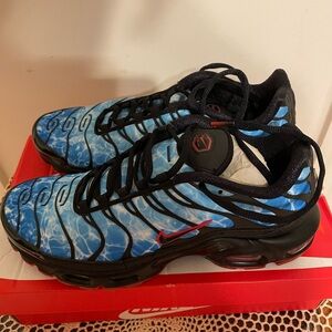 Nike Air Max Plus Shark Attack TN Tuned Baltic Blue Black size 8